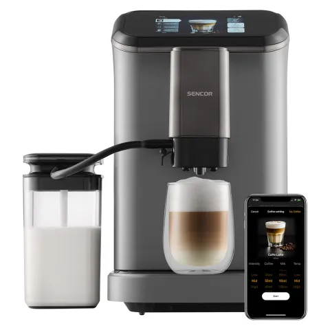 Coffee Machine Espresso SENCOR Fully Automatic Smart SES 8500BK black