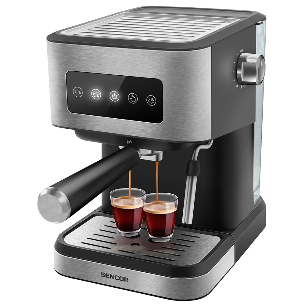 Coffee Machine Espresso SENCOR SES 4020SS black/grey