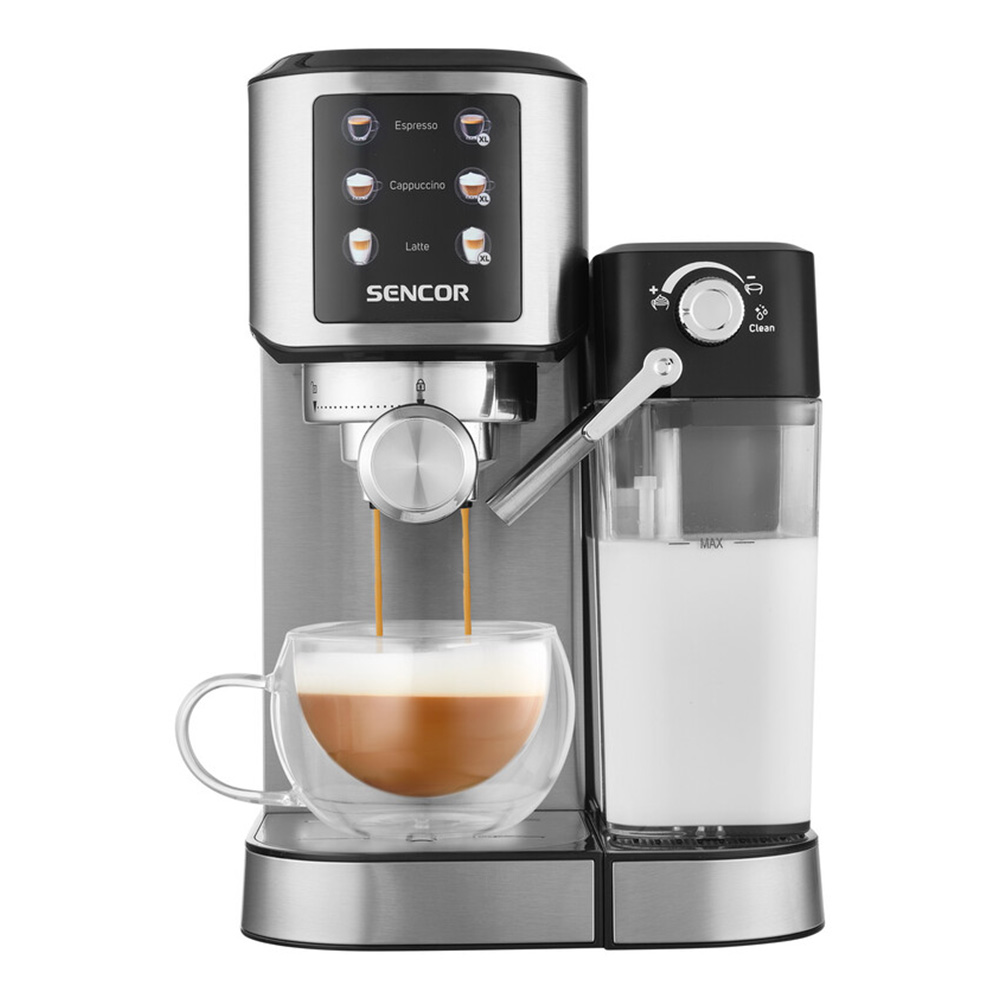 Coffee Machine Espresso SENCOR Semi-Automatic SES 4910SS silver