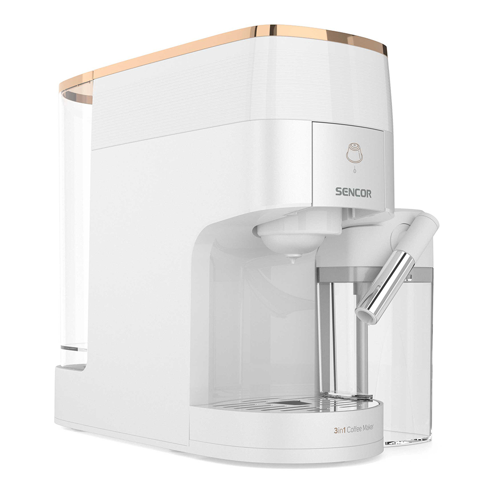 Coffee Machine Espresso/Capsule SENCOR Multi-Capsule Marco Polo SCC 3001WH white