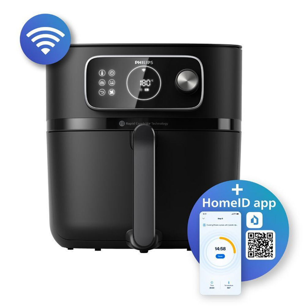 Air Fryer PHILIPS Combi XXL Connected HD9876/90 black