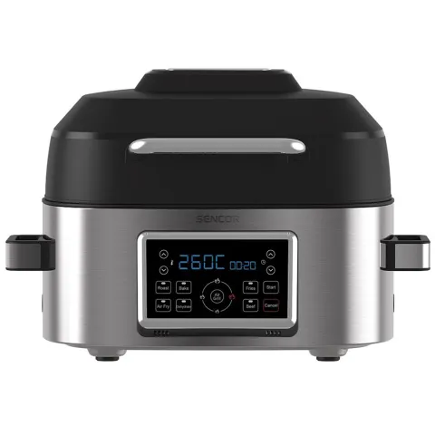 Multicooker SENCOR Multifunctional Fryer and Grill SBG 8900SS black/silver