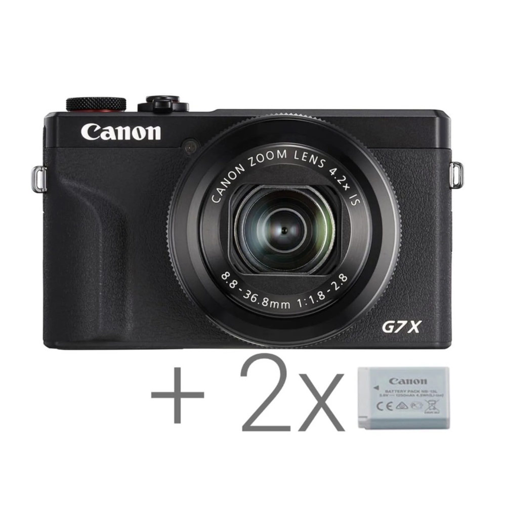 Digital camera CANON PowerShot g7x Mark III Battery kit 3637C016AA black