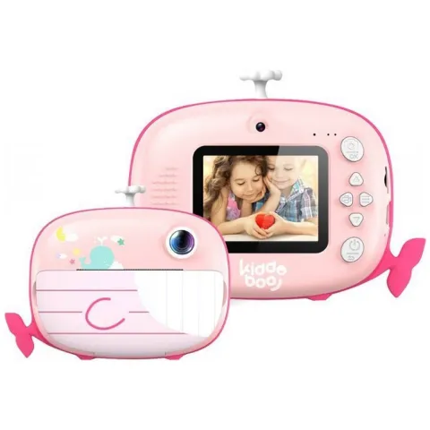 Instant camera EGOBOO Kiddoboo FotoFun 2 Whale KBP82PNK pink