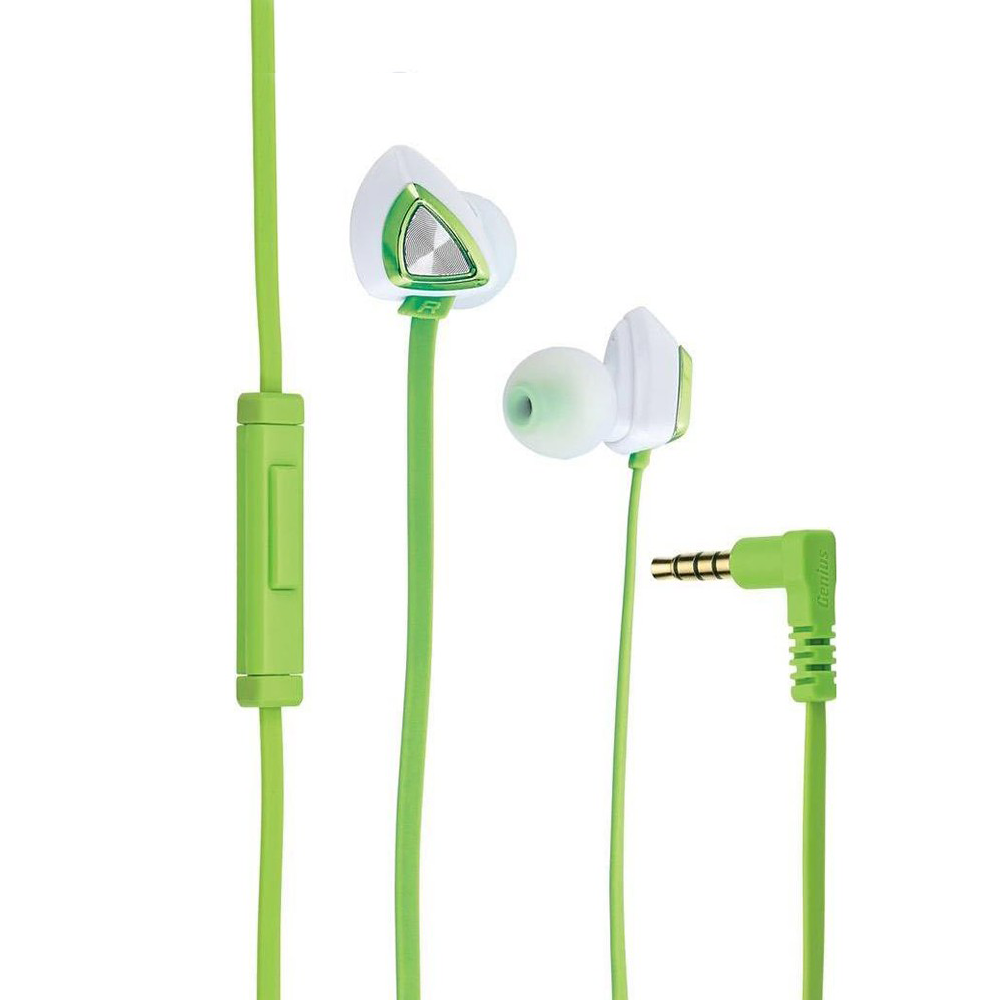 Earphones GENIUS Luxury In-Ear GHP-250X green