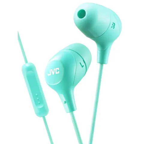 Earphones with microphone JVC HA-FX38M-G-E green