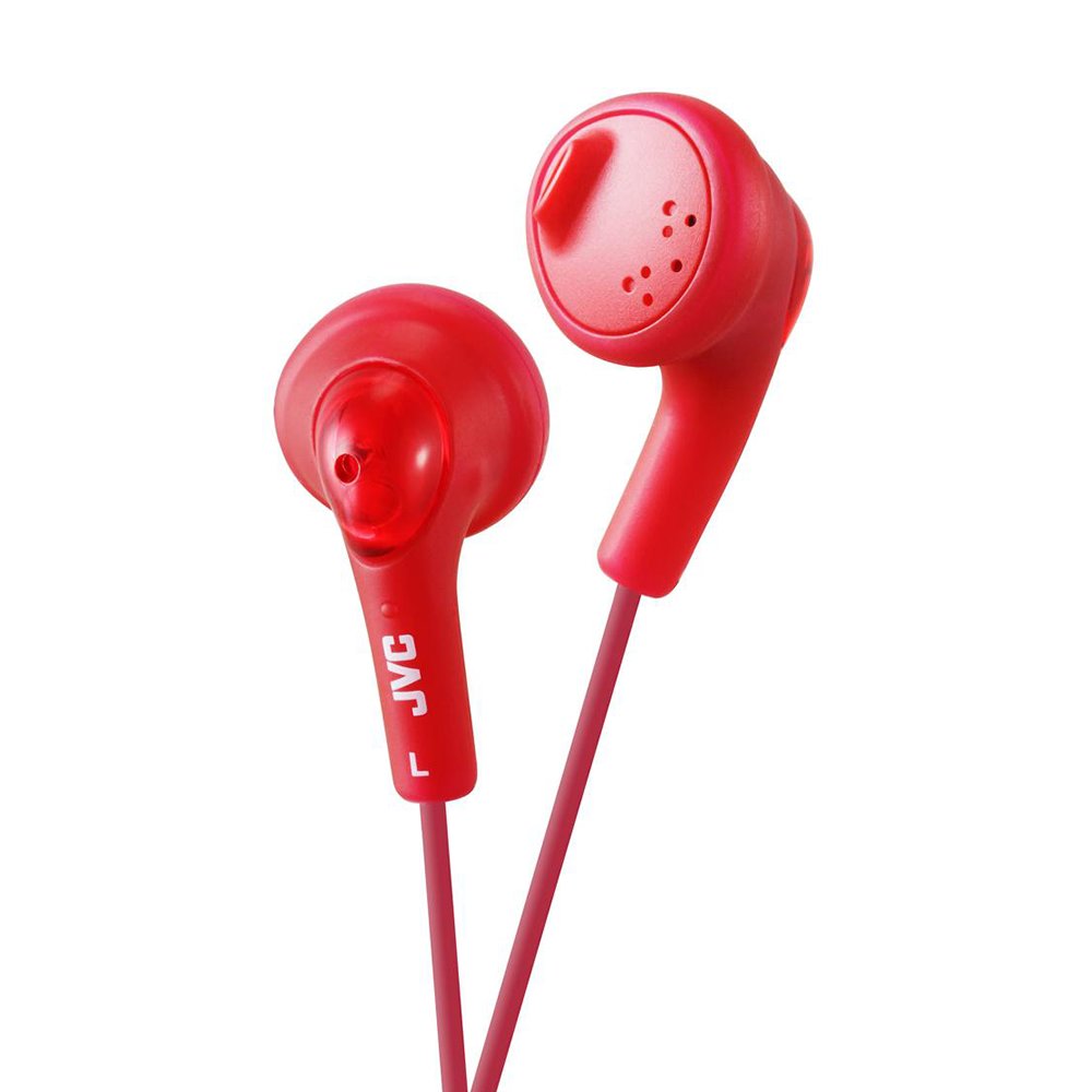 Earphones JVC Gumy HA-F160-R red