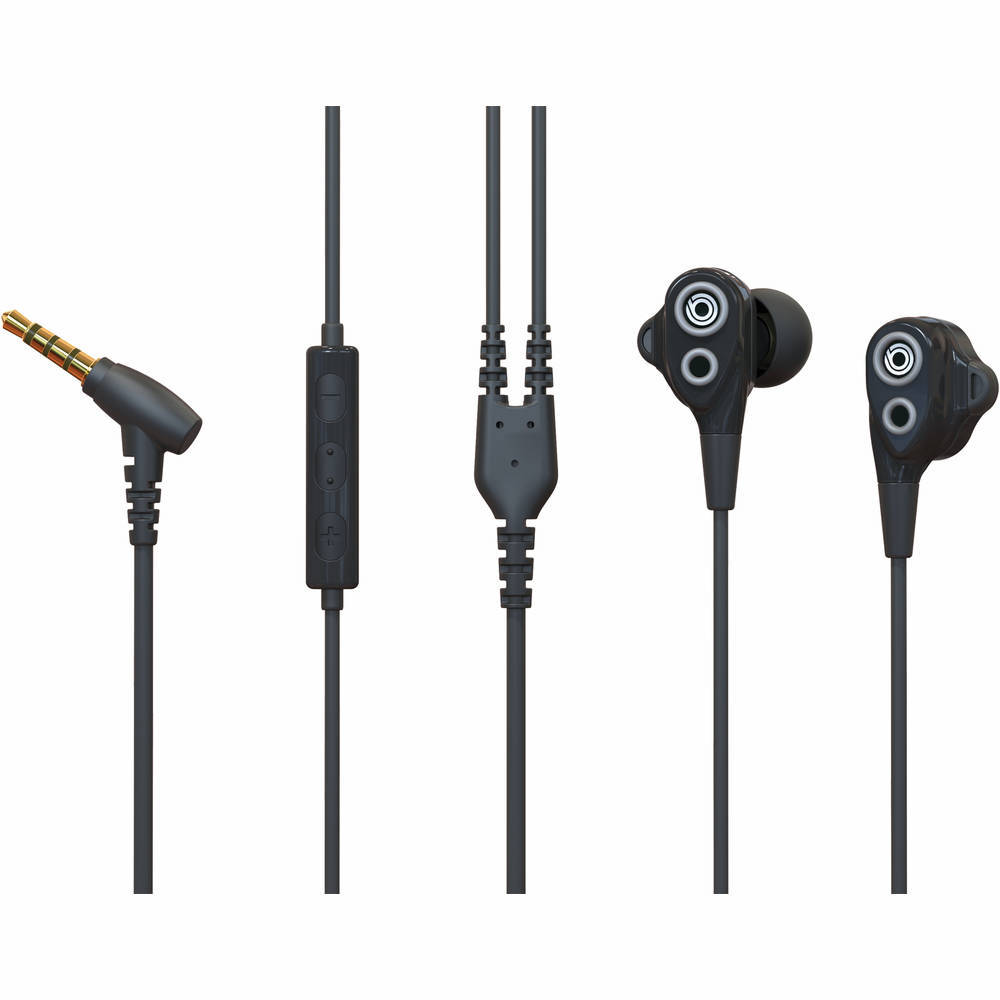 Earphones with microphone BUXTON REI-MS 100 black
