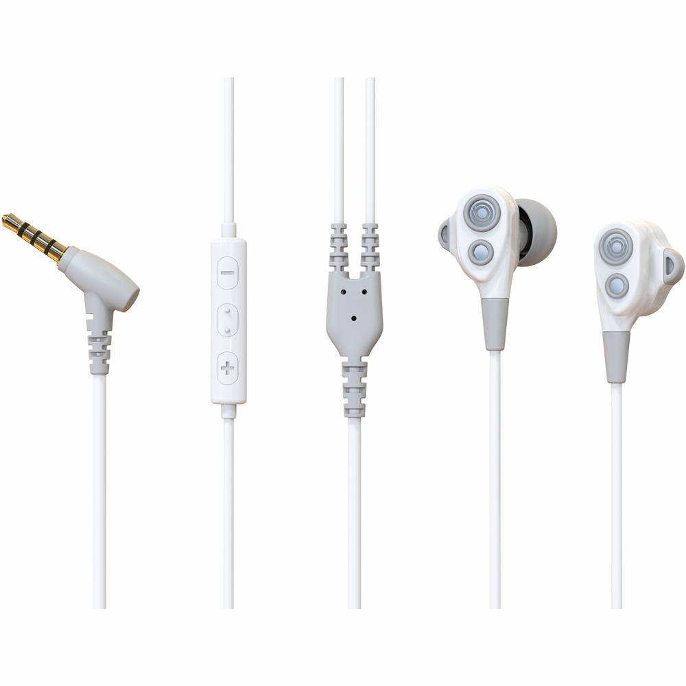 Earphones with microphone BUXTON REI-MS 101 white