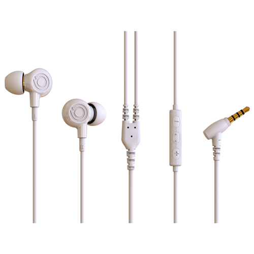 Earphones with microphone BUXTON REI-C 103 white