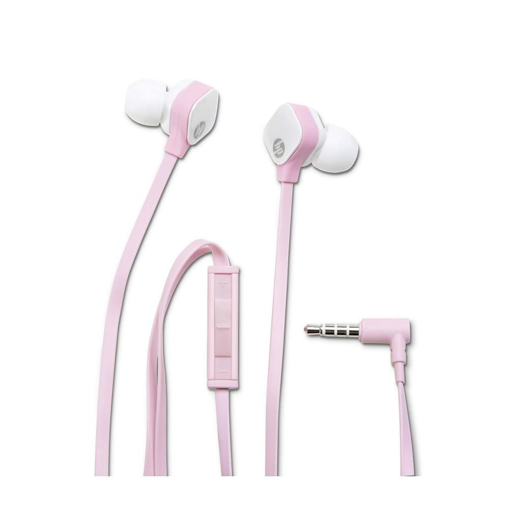 Earphones with microphone HP J8H44AA pink