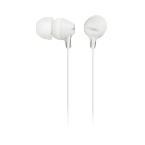 Earphones with microphone SONY MDR-EX15AP/WC white