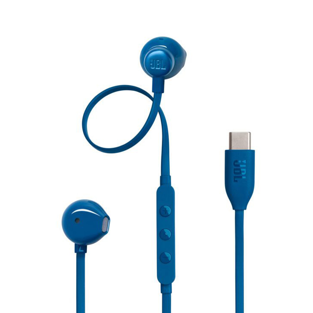 Earphones with microphone JBL Tune 305C blue