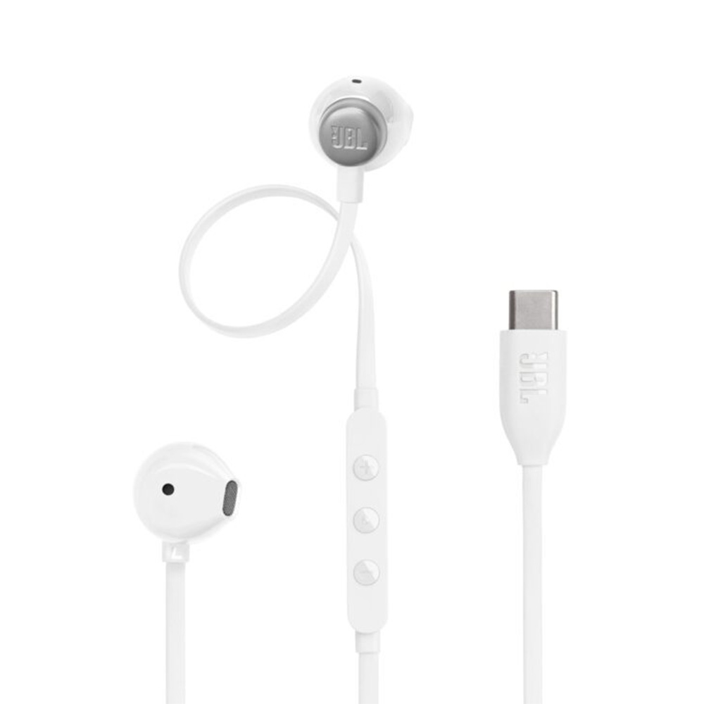Earphones with microphone JBL Tune 305C white