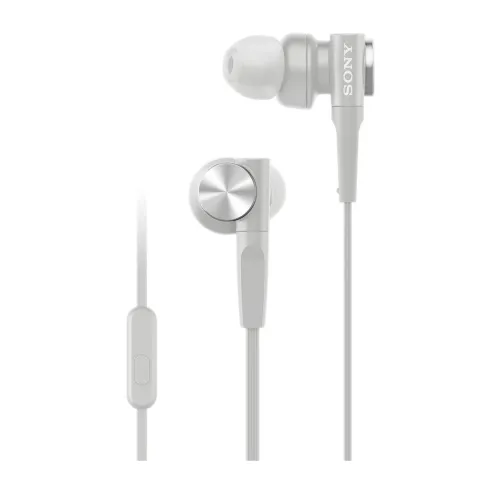 Earphones with microphone SONY MDRXB55APW white