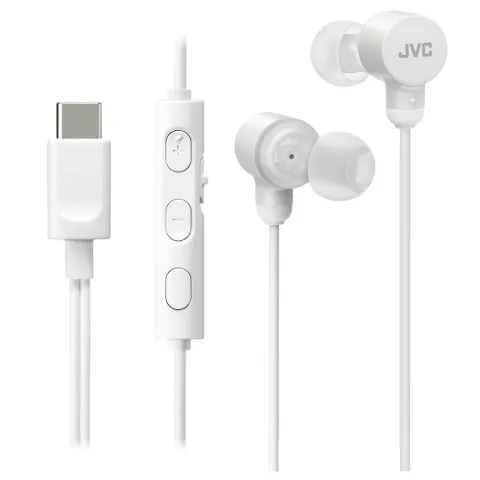 Earphones with microphone JVC HA-FR29UC-W white