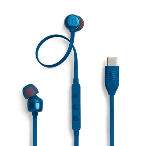 Earphones with Microphone JBL Tune 310C blue