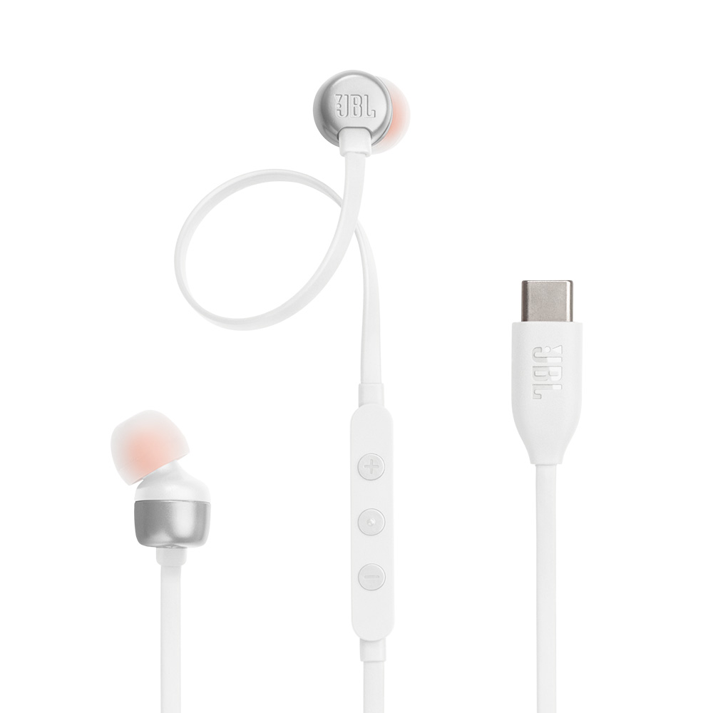 Earphones with Microphone JBL Tune 310C white
