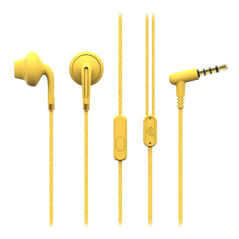 Earphones with microphone ENERGY SISTEM Style 2+ 447183 yellow