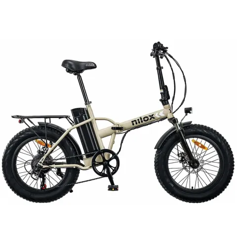 Electric Bicycle 20" NILOX Urban eBike X8 SE 30NXEB20V002V4 biege