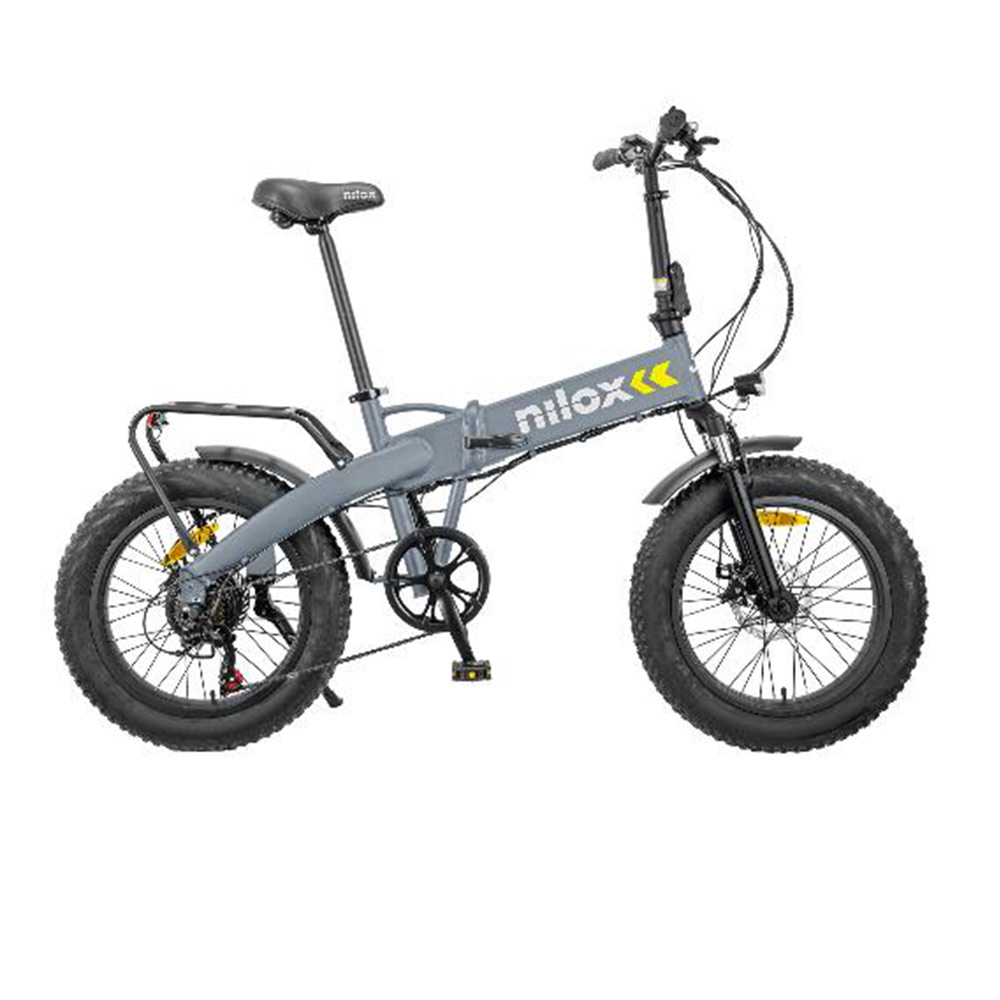 Electric Bicycle 20" NILOX Urban eBike J4 Plus 30NXEB207V001V3 grey