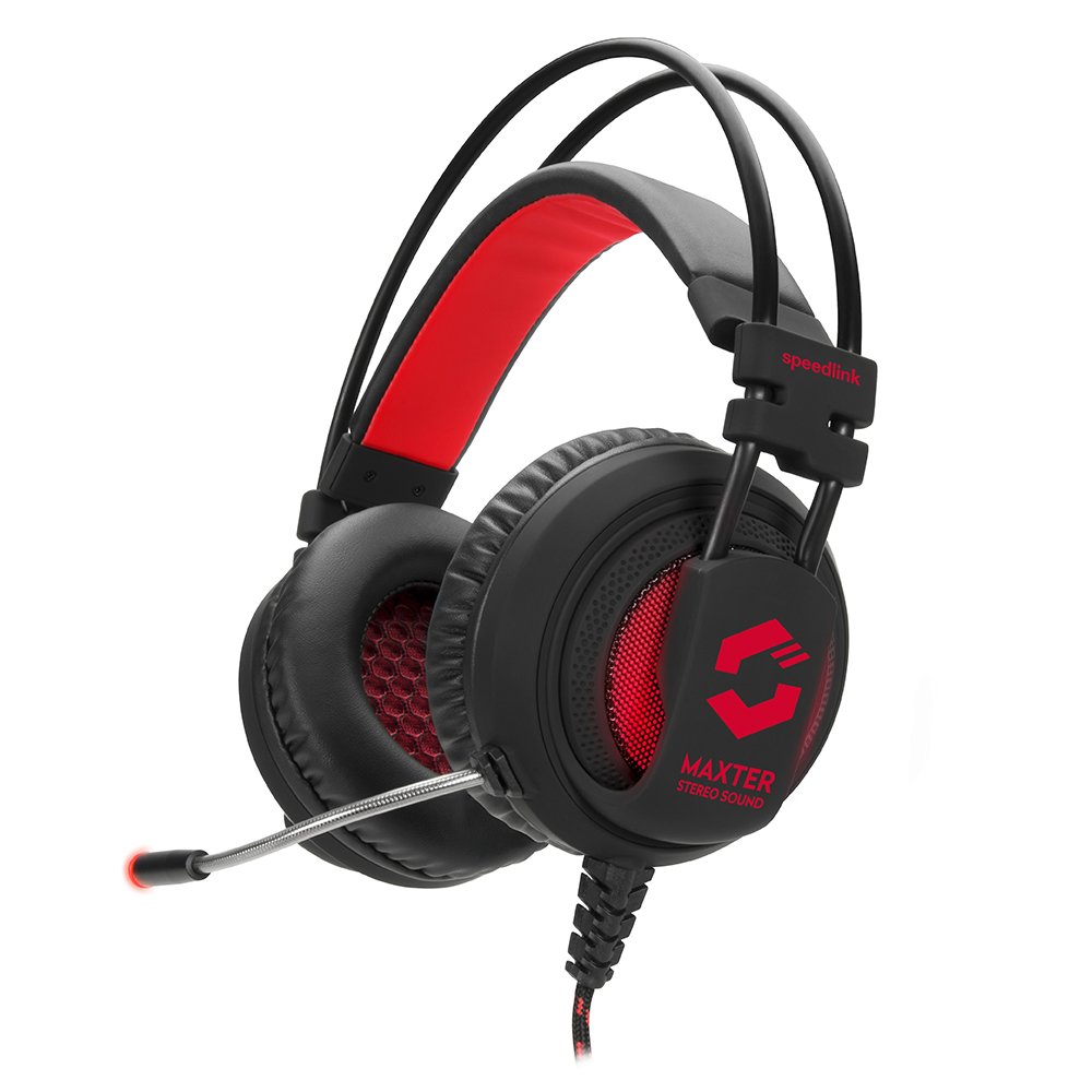 Headphones with microphone for PC SPEEDLINK Maxter Stereo SL-860002-BK black