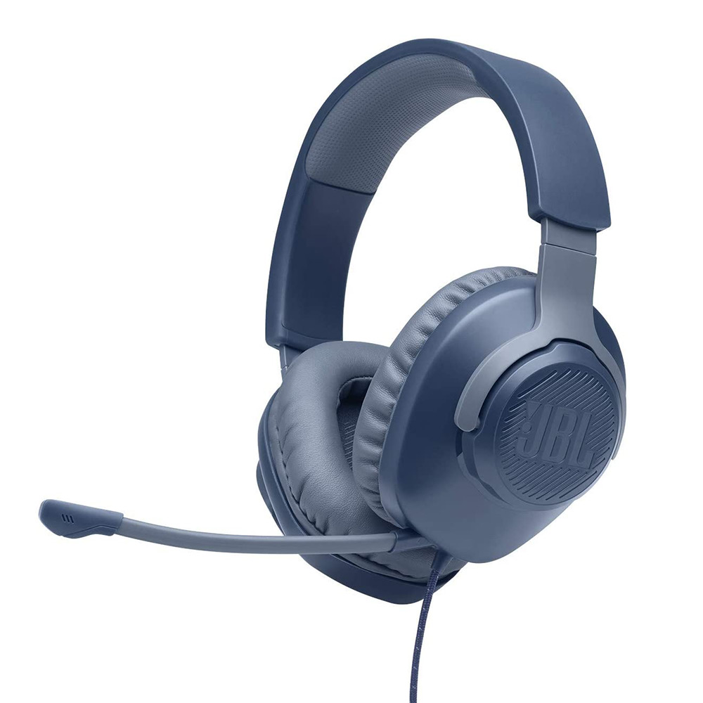 Headphones with microphone for PC/Console JBL Quantum 100 blue