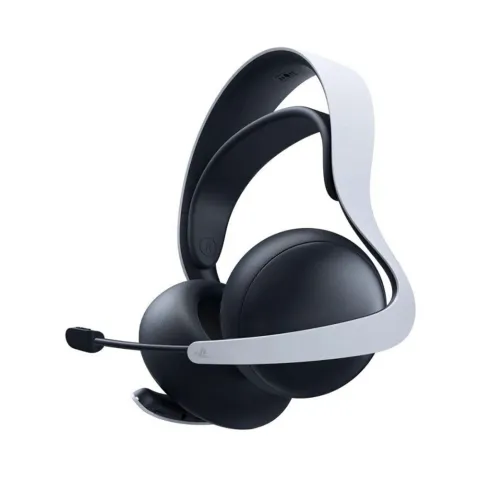 Cordless Headphones with microphone for PC/ PS5 / Playstation Portal SONY Pulse Elite + Case black/white