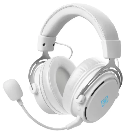 Cordless Headphones with microphone for PC/PS4/PS5 DELTACO DH410 GAM-109 white