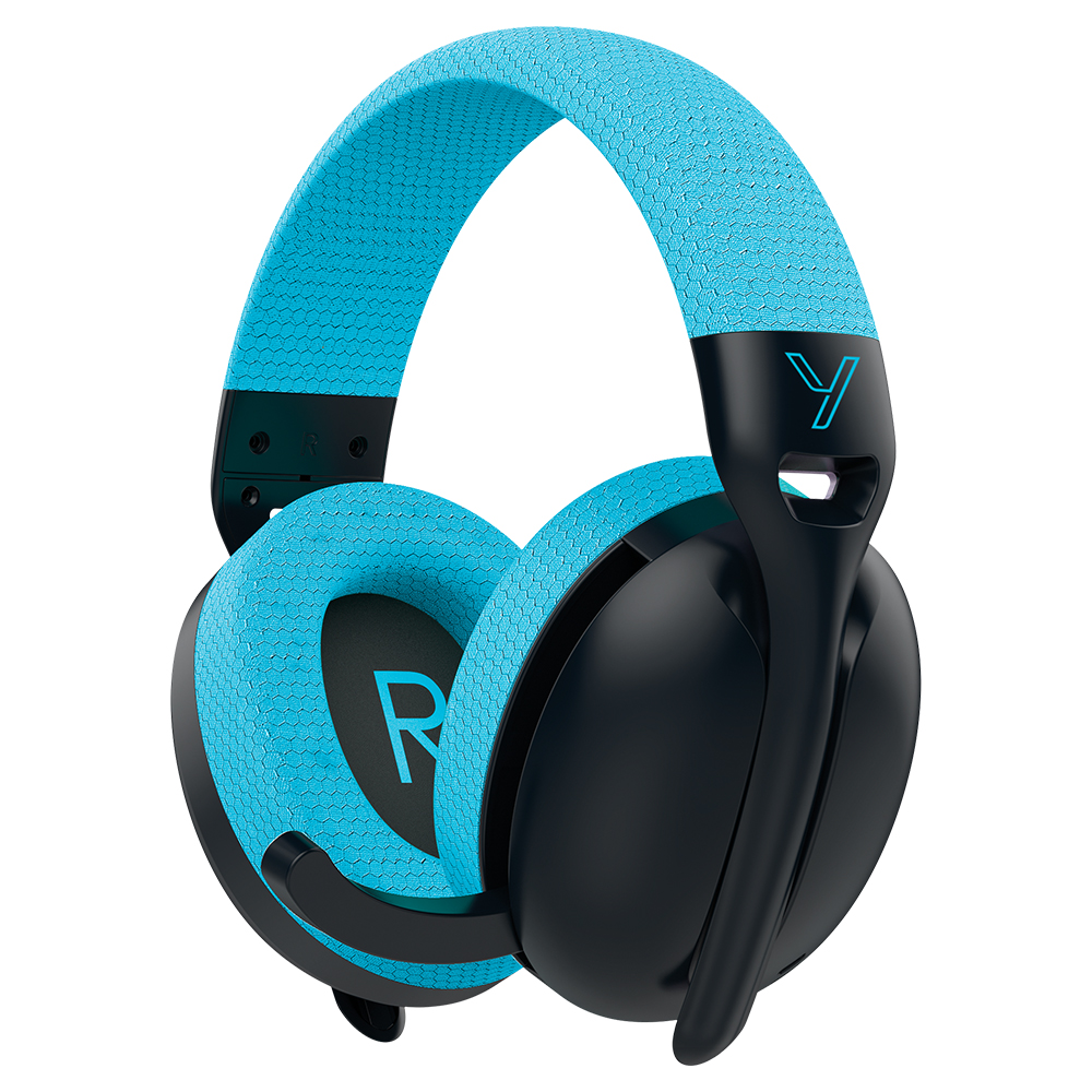 Cordless Headphones with microphone for PC/Playstation/Nintendo YENKEE Apex YHP 3300CN black/blue