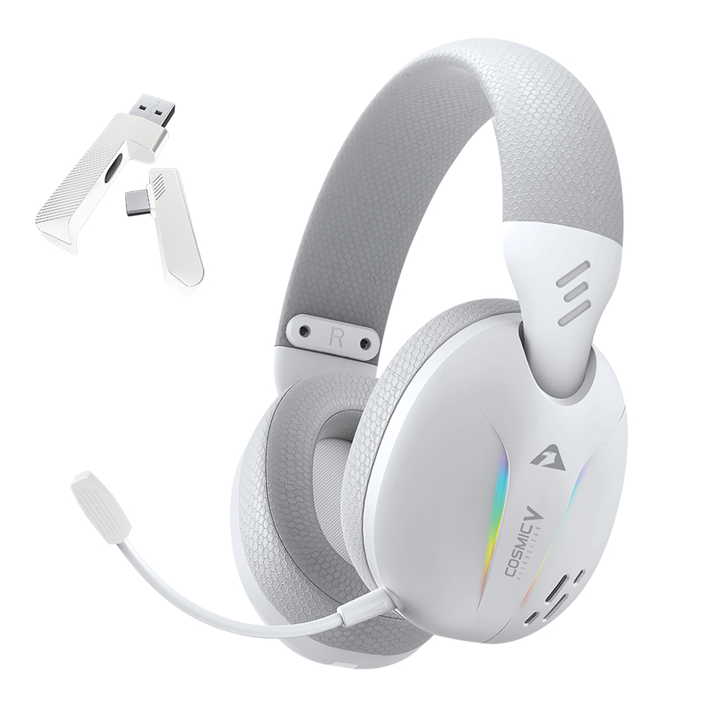 Cordless Headphones with microphone for PC ARMAGGEDDON Cosmic V Ultraclear COSMIC-V-OZ Ozone white
