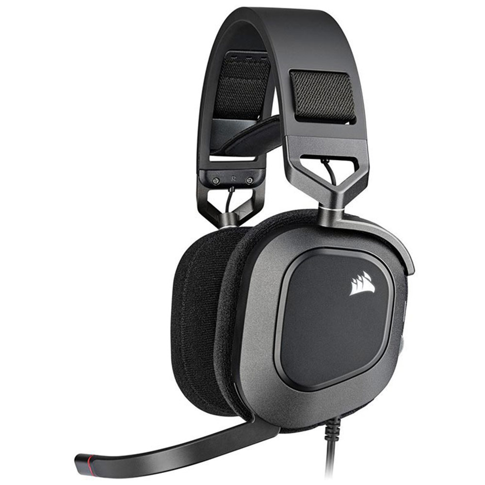 Headphones with microphone for PC CORSAIR HS80 7.1 RGB CA-9011237-EU carbon