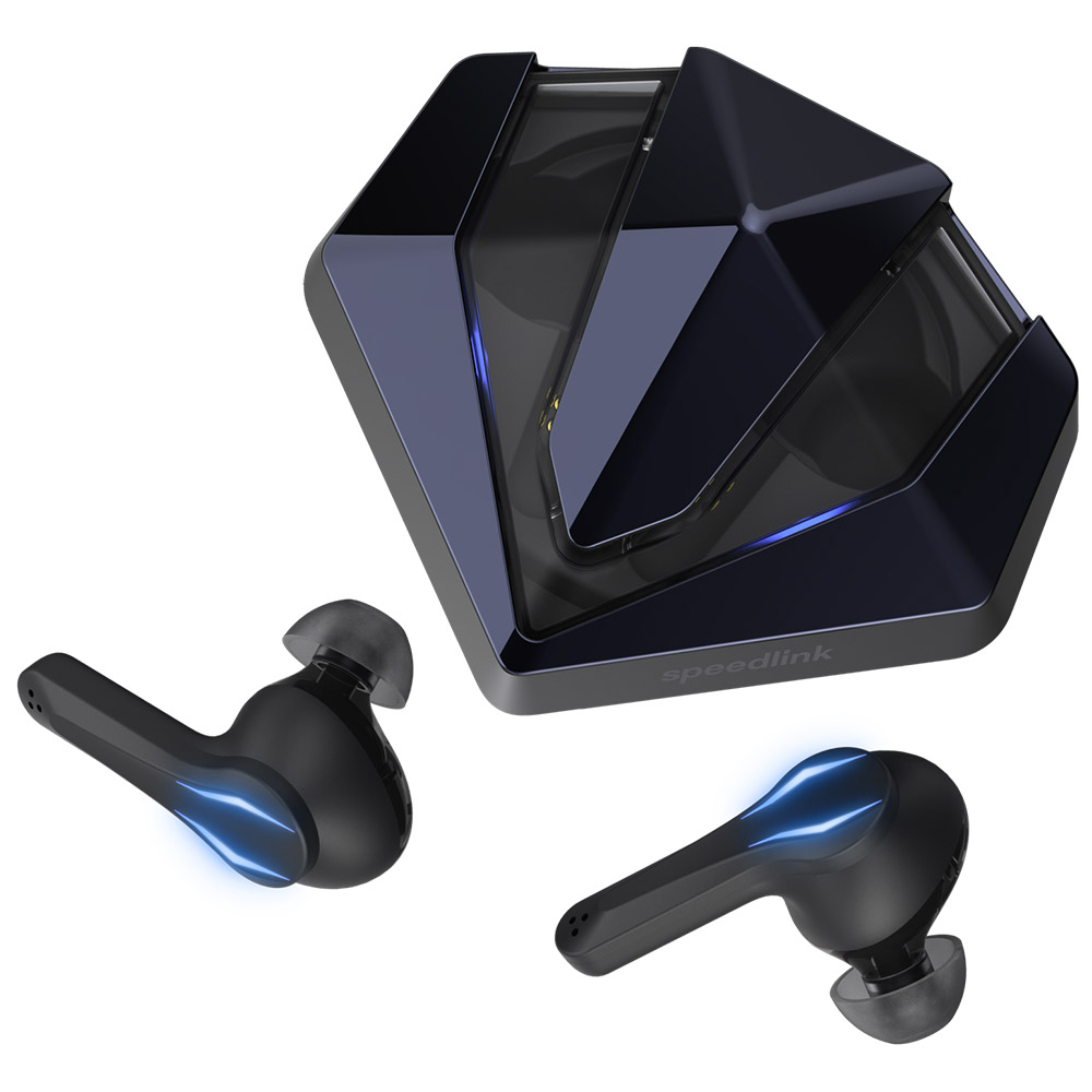 Bluetooth Earbuds SPEEDLINK Vivas LED Gaming True Wireless SL-860200-BK black