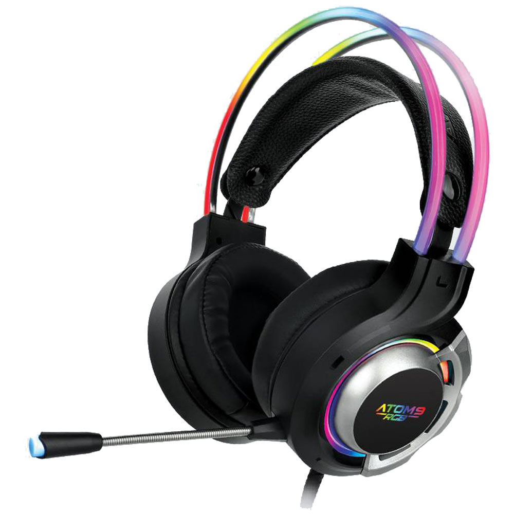 Headphones with microphone for PC/Console ARMAGGEDDON Atom 9 black