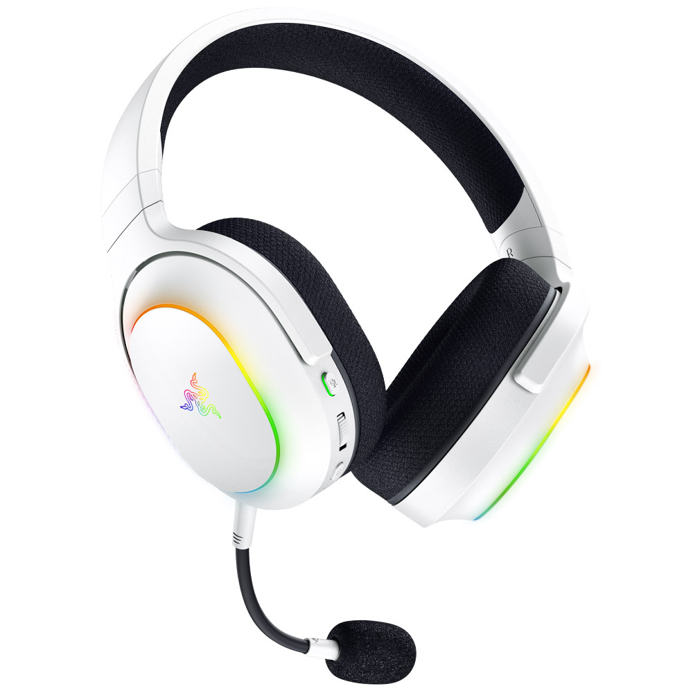 Cordless Headphones with microphone for PC/Console/Mobile RAZER Barracuda X Chroma white