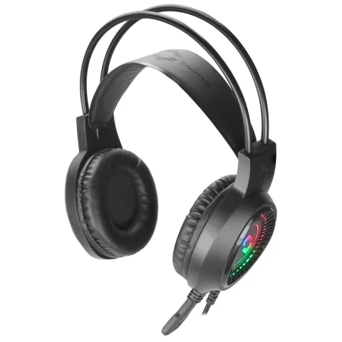 Headphones with microphone for PC SPEEDLINK Voltor LED SL-860021-BK black