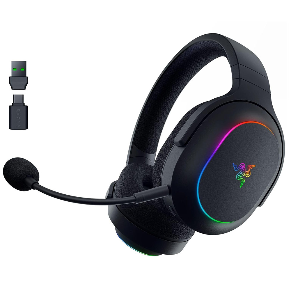 Cordless Headphones with microphone for PC/Console/Mobile RAZER Barracuda X Chroma black
