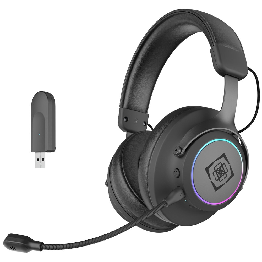 Cordless/Corded Headphones with microphone for PC/Console/Mobile DELTACO DH440 GAM-163 black