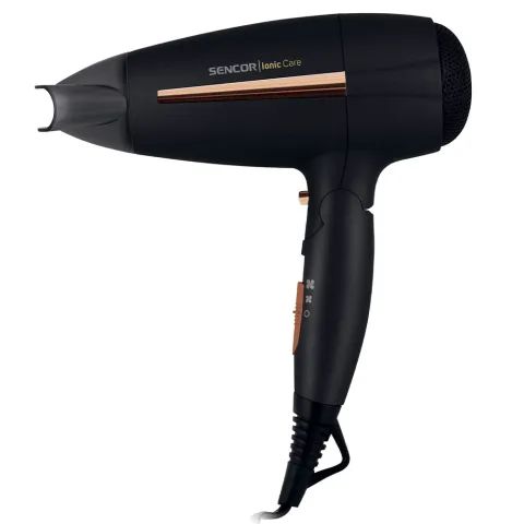 Hair Dryer SENCOR SHD 7100BK Traveler black/gold