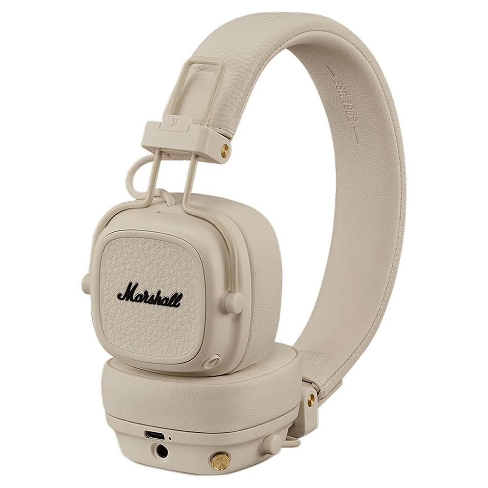 Cordless/Corded Headphones with microphone MARSHALL Major V 1006833 cream