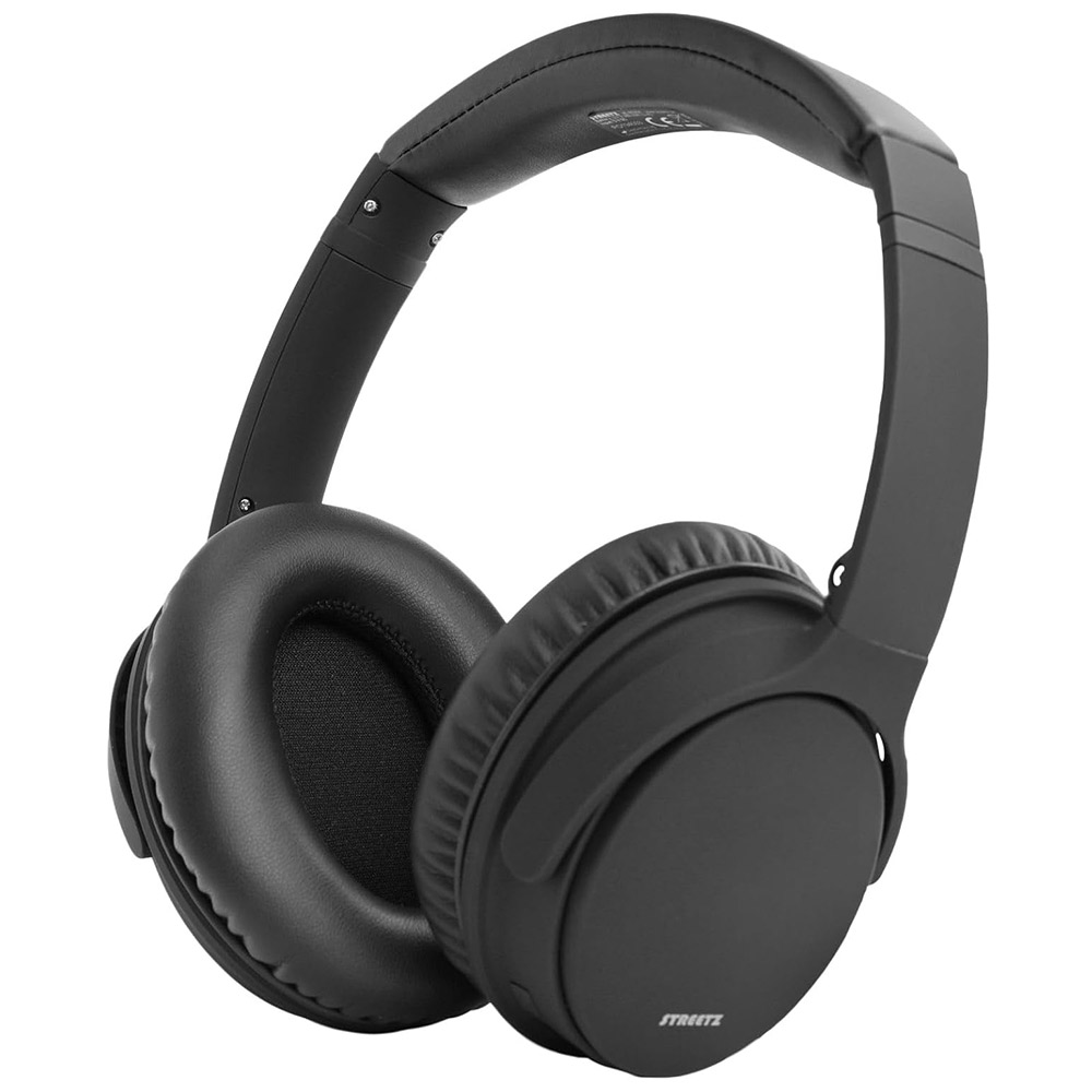 Cordless Headphones with microphone STREETZ HL-BT404 black