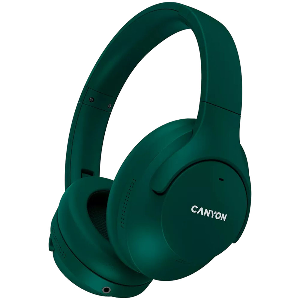 Cordless/Corded Headphones with microphone CANYON OnRiff 10 CNS-CBTHS10GN green
