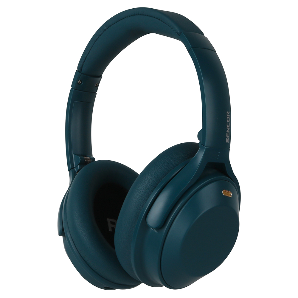 Cordless Headphones with microphone SENCOR SEP Corporate ANC blue