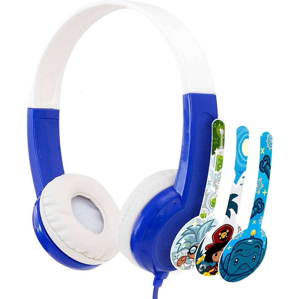 Headphones for Kids ONANOFF BuddyPhones Discover BP-DIS-BLUE-01 blue