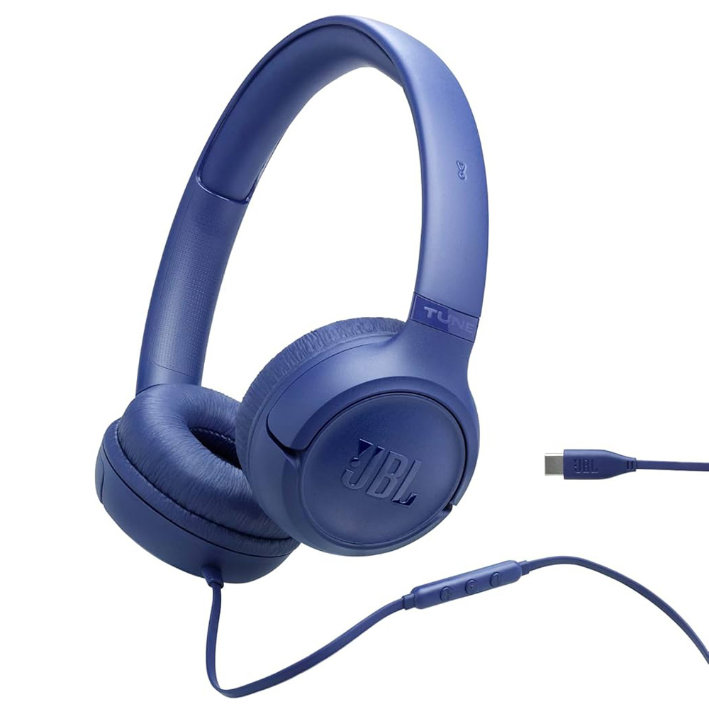 Headphones with microphone JBL Tune 530C JBLT530CBLU blue