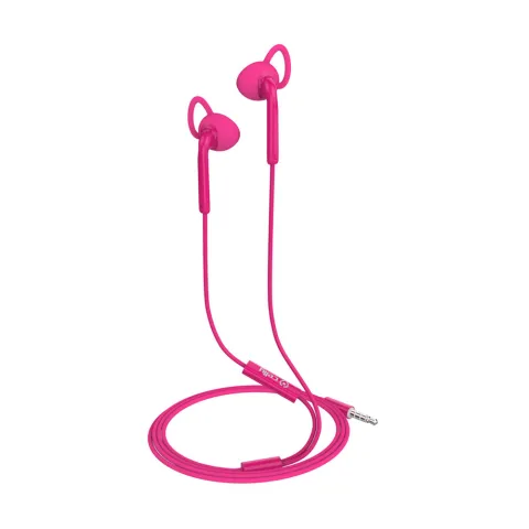 Earphones with microphone CELLY Up400 Active pink