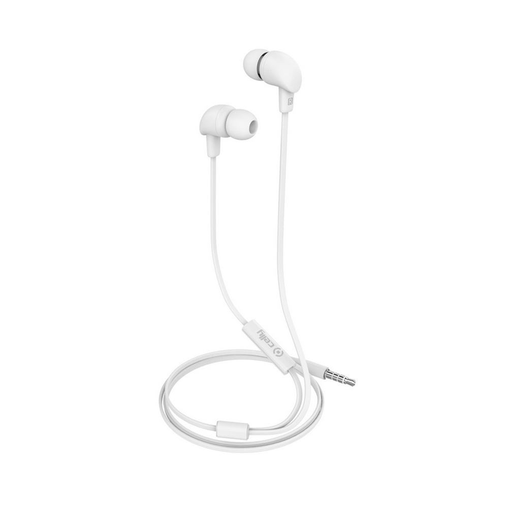 Earphones with microphone CELLY Up600 white