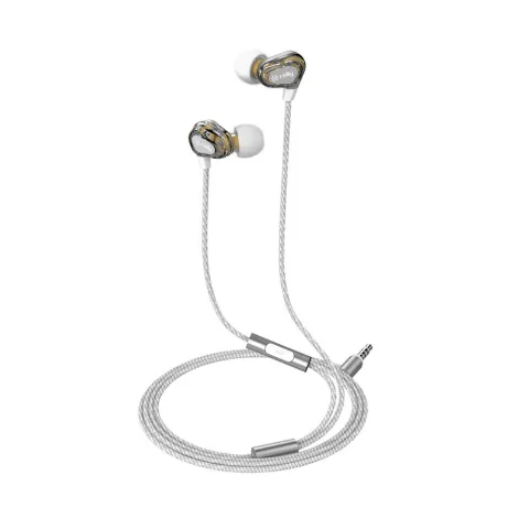 Earphones with microphone CELLY Up800 Dual driver white
