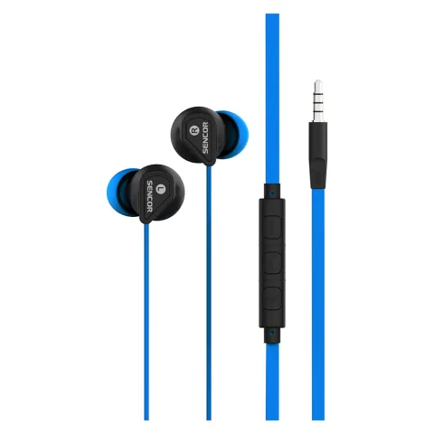 Earphones with microphone SENCOR SEP 172 VCM blue