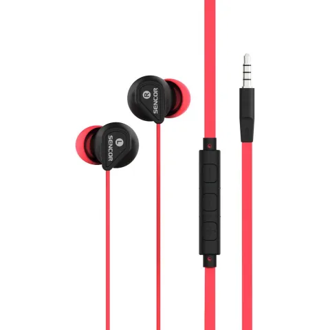 Earphones with microphone SENCOR SEP 172 VCM pink